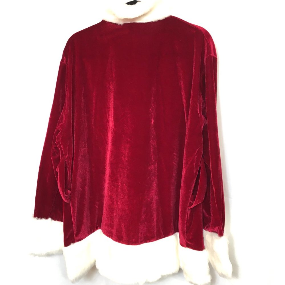 Halco Santa Claus Professional 6 Pc Velveteen Costume  #6591 + #6596 NWOT - Picture 7 of 12